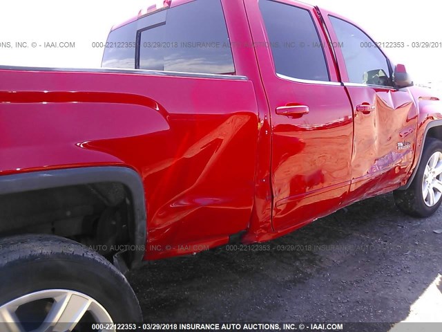 1GTR1MEC0GZ219089 - 2016 GMC SIERRA C1500 SLE RED photo 6