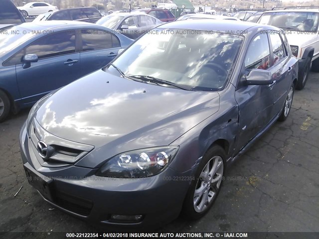 JM1BK143171765221 - 2007 MAZDA 3 HATCHBACK GRAY photo 2