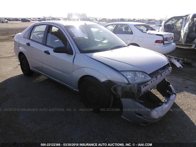1FAFP34N67W351408 - 2007 FORD FOCUS ZX4/S/SE/SES SILVER photo 1