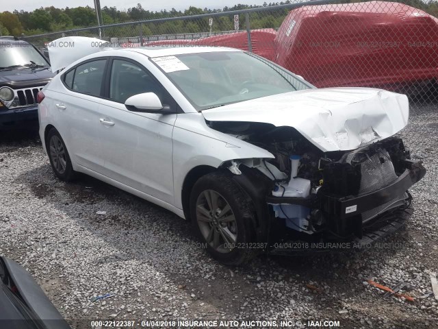 5NPD84LF0JH311854 - 2018 HYUNDAI ELANTRA SEL/VALUE/LIMITED WHITE photo 1