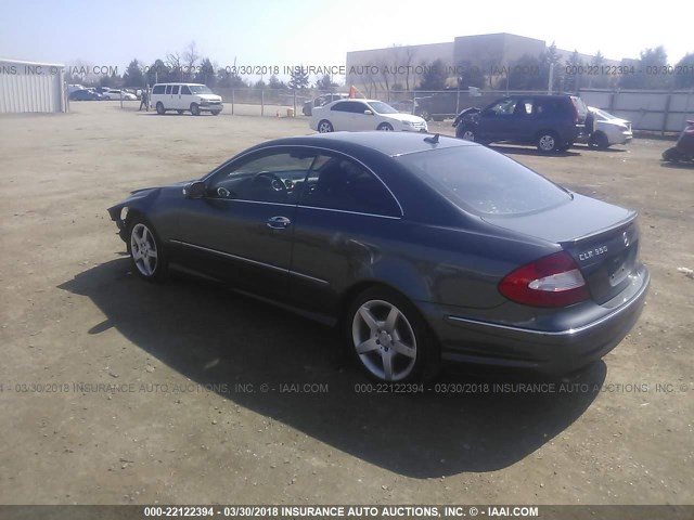 WDBTJ56H18F248687 - 2008 MERCEDES-BENZ CLK 350 GRAY photo 3