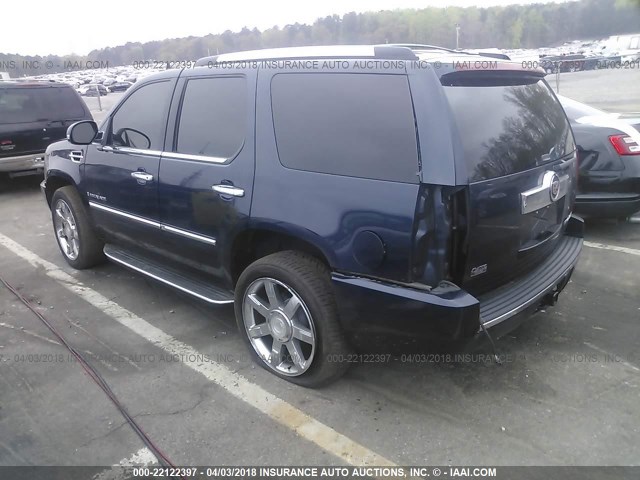 1GYFK63877R412585 - 2007 CADILLAC ESCALADE LUXURY BLUE photo 3