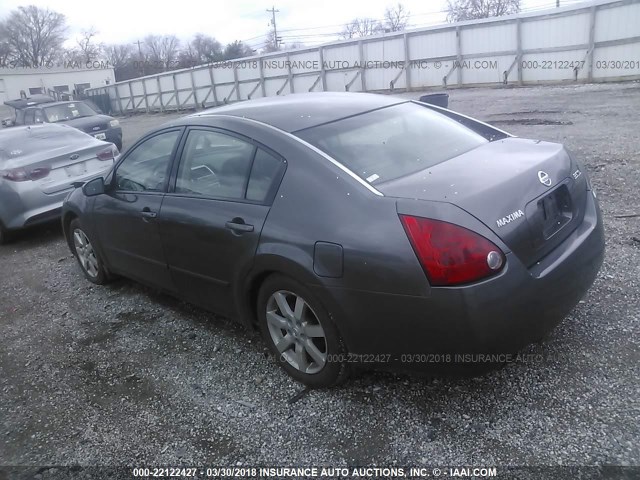 1N4BA41E36C823171 - 2006 NISSAN MAXIMA SE/SL GRAY photo 3