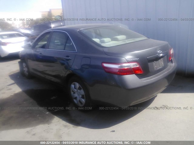 4T1BE46K28U196680 - 2008 TOYOTA CAMRY CE/LE/XLE/SE GRAY photo 3