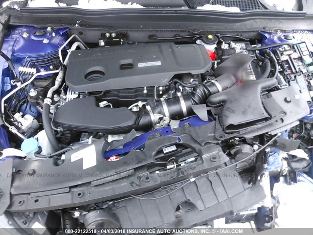 1HGCV2F37JA007102 - 2018 HONDA ACCORD SPORT 蓝色 照片 10