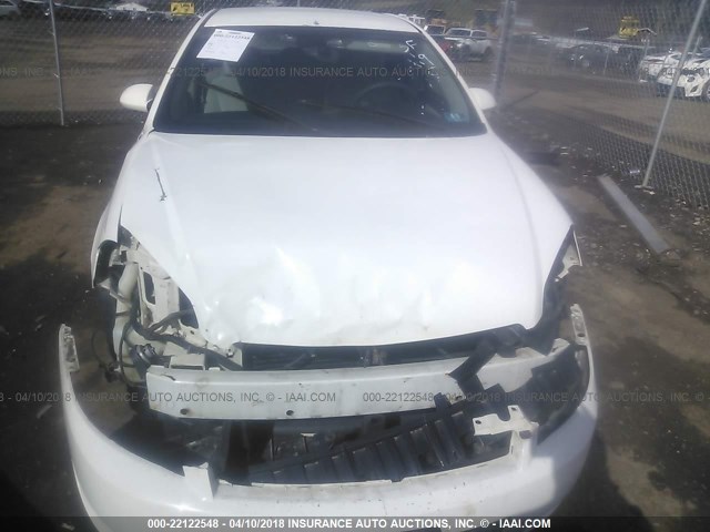 2G1WB58K569178792 - 2006 CHEVROLET IMPALA LS WHITE photo 6