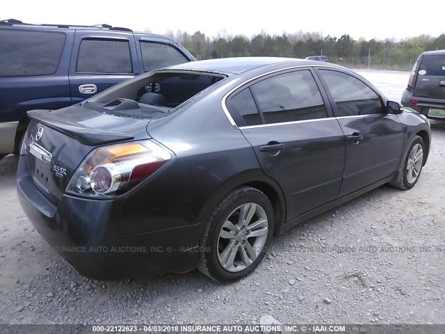 1N4BL2AP1AC111783 - 2010 NISSAN ALTIMA SR GRAY photo 4