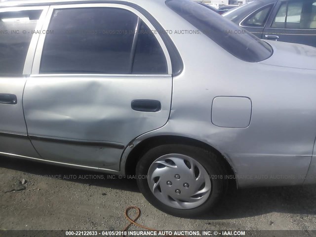 1NXBR12E1XZ230786 - 1999 TOYOTA COROLLA VE/CE/LE 银色 照片 6