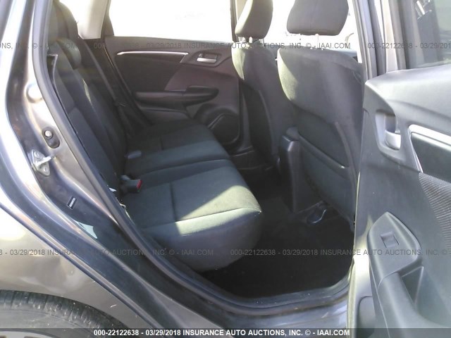 3HGGK5H89FM716550 - 2015 HONDA FIT EX/EXL GRAY photo 8