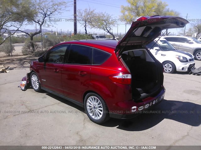 1FADP5AU1DL541080 - 2013 FORD C-MAX SE RED photo 3