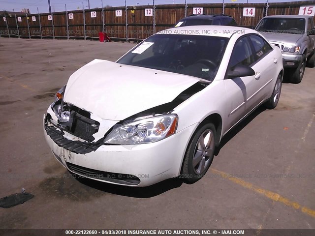 1G2ZG558464125846 - 2006 PONTIAC G6 SE1 WHITE photo 2