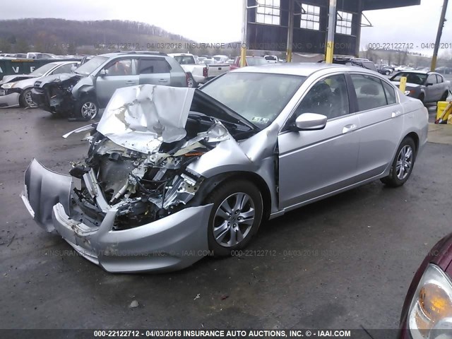 1HGCP2F45CA182261 - 2012 HONDA ACCORD LXP SILVER photo 2