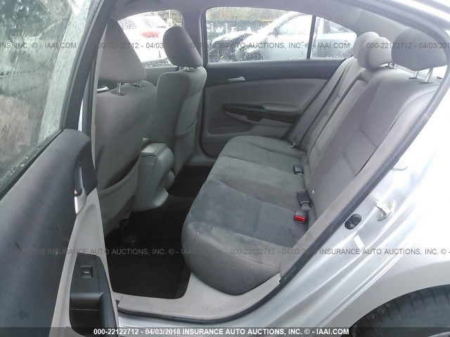 1HGCP2F45CA182261 - 2012 HONDA ACCORD LXP SILVER photo 8