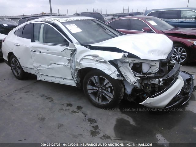 5J6TF1H55DL000205 - 2013 HONDA CROSSTOUR EXL თეთრი ფოტო 1