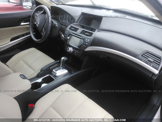 5J6TF1H55DL000205 - 2013 HONDA CROSSTOUR EXL თეთრი ფოტო 5