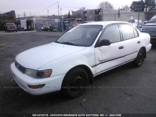 JT2AE09E7P0028322 - 1993 TOYOTA COROLLA LE/DX WHITE photo 2