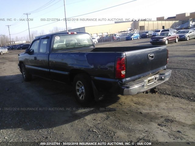 1GCEC19TX5E180629 - 2005 CHEVROLET SILVERADO C1500 BLUE photo 3