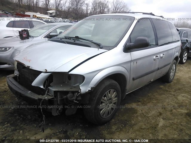 1C4GP45R65B102214 - 2005 CHRYSLER TOWN & COUNTRY  SILVER photo 2