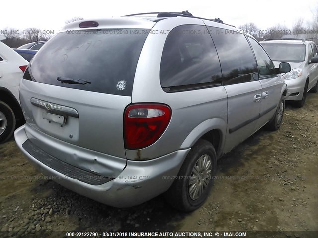 1C4GP45R65B102214 - 2005 CHRYSLER TOWN & COUNTRY  SILVER photo 4