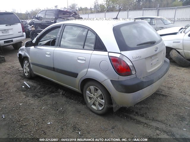 KNADE243096544217 - 2009 KIA RIO 5 SX GRAY photo 3