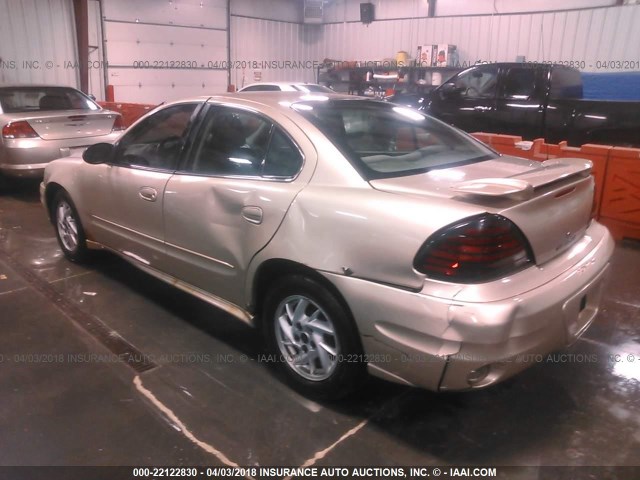 1G2NF52E74M593871 - 2004 PONTIAC GRAND AM SE1 GOLD photo 3