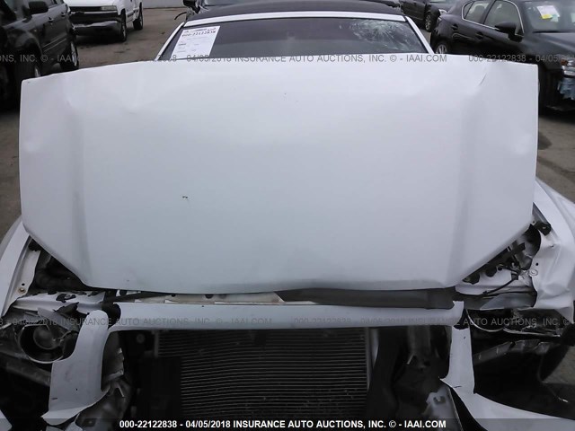 1ZVBP8EM0E5243930 - 2014 FORD MUSTANG WHITE photo 10