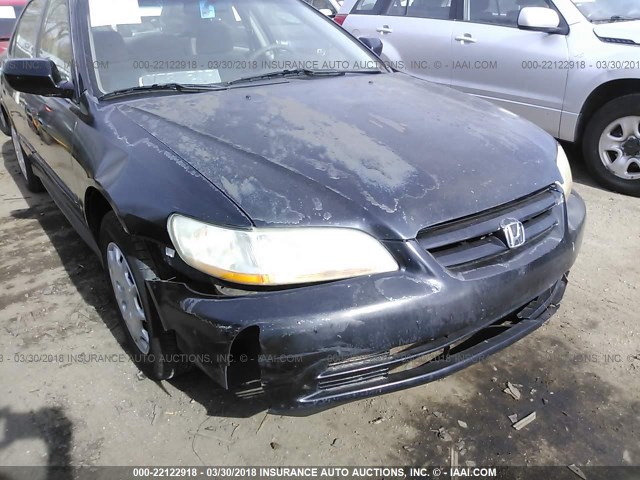 JHMCG56482C003485 - 2002 HONDA ACCORD LX BLACK photo 6