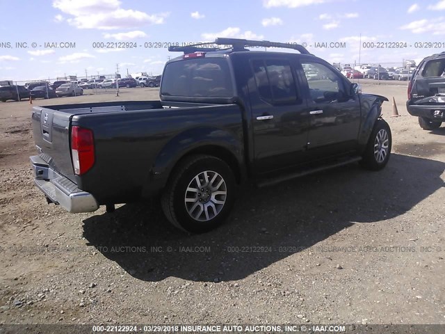 1N6AD0ER9CC464114 - 2012 NISSAN FRONTIER S/SV/SL/PRO-4X GRAY photo 4