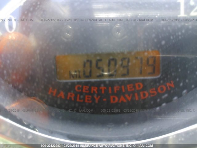 1HD1BXB344Y084019 - 2004 HARLEY-DAVIDSON FLSTFI BLACK photo 7