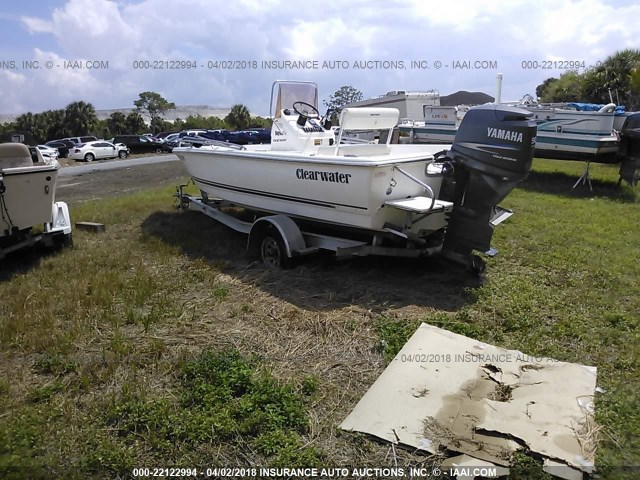 MUS22239I708 - 2000 CLEARWATER BOAT  WHITE photo 3