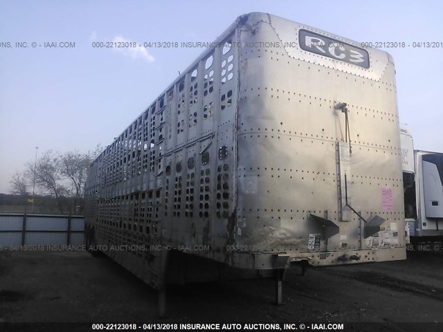 1W1UCS135WD519422 - 1998 WILSON TRAILER CO LIVESTOCK  SILVER photo 1