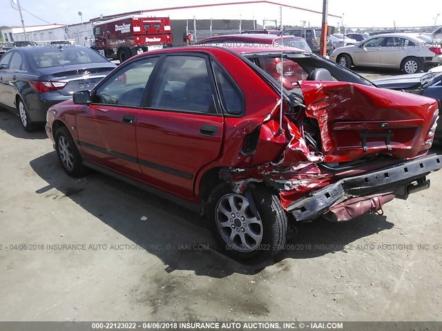 YV1VS2551YF507864 - 2000 VOLVO S40 RED photo 3