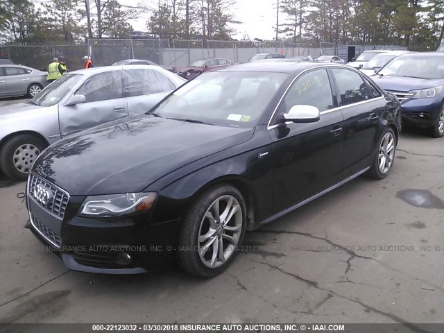 WAUBGAFL4BA124956 - 2011 AUDI S4 PREMIUM PLUS BLACK photo 2