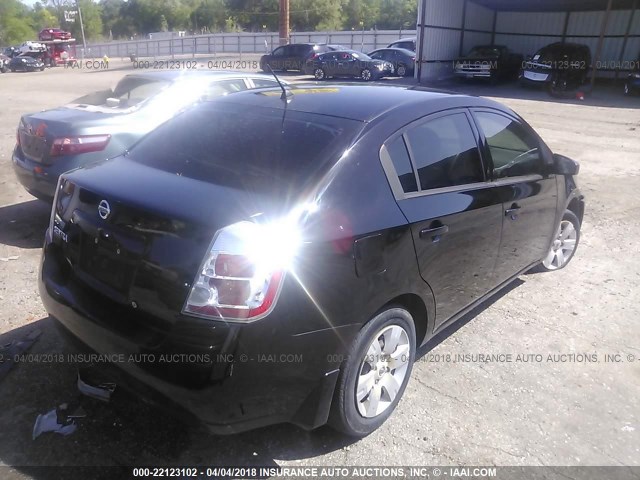 3N1AB61E98L739641 - 2008 NISSAN SENTRA 2.0/2.0S/2.0SL BLACK photo 4