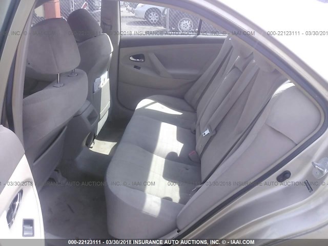 4T1BE46K29U268253 - 2009 TOYOTA CAMRY SE/LE/XLE Алтын фото 8