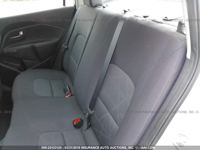 KNADM4A31D6280842 - 2013 KIA RIO LX SILVER photo 8