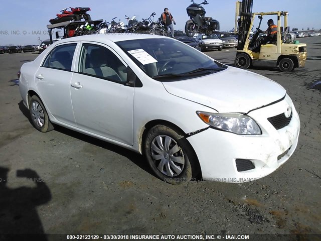 JTDBL40E19J028027 - 2009 TOYOTA COROLLA LE/XLE WHITE photo 1