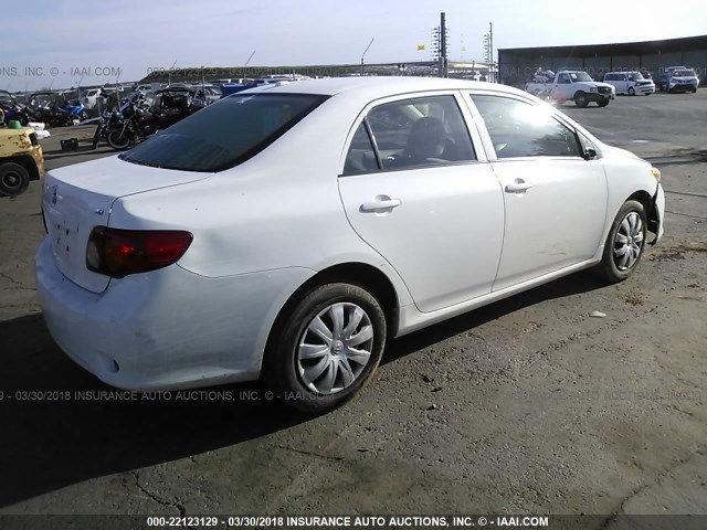 JTDBL40E19J028027 - 2009 TOYOTA COROLLA LE/XLE WHITE photo 4