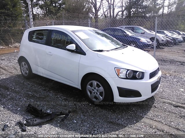1G1JA6SH5E4198431 - 2014 CHEVROLET SONIC LS 白色 照片 1