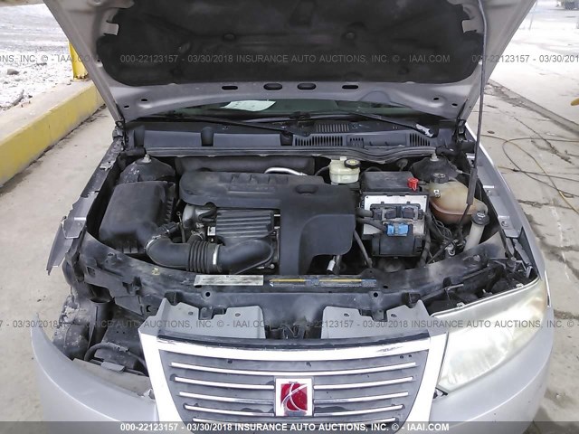 1G8AL52F95Z100251 - 2005 SATURN ION LEVEL 3 SILVER photo 10