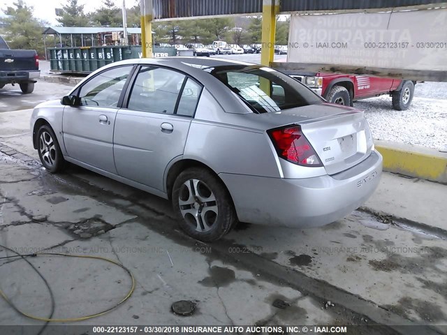 1G8AL52F95Z100251 - 2005 SATURN ION LEVEL 3 SILVER photo 3