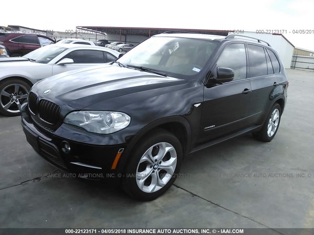 5UXZW0C5XD0B95237 - 2013 BMW X5 XDRIVE35D BLACK photo 2