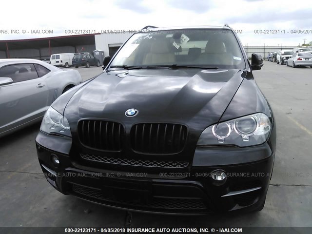 5UXZW0C5XD0B95237 - 2013 BMW X5 XDRIVE35D BLACK photo 6