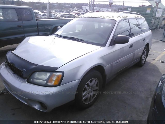 4S3BH675X47642440 - 2004 SUBARU LEGACY OUTBACK AWP 银色 照片 2