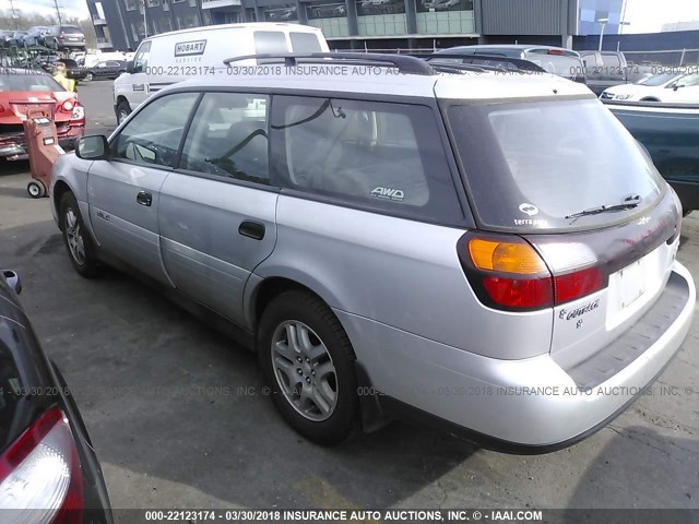 4S3BH675X47642440 - 2004 SUBARU LEGACY OUTBACK AWP 银色 照片 3