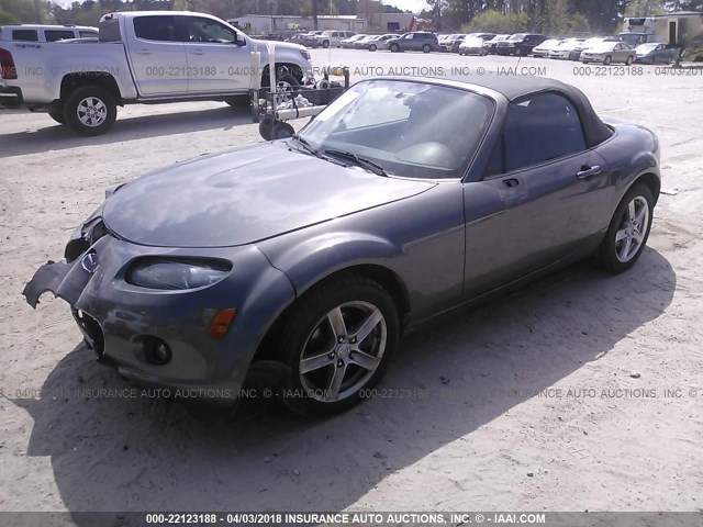 JM1NC25F970124039 - 2007 MAZDA MX-5 MIATA GRAY photo 2