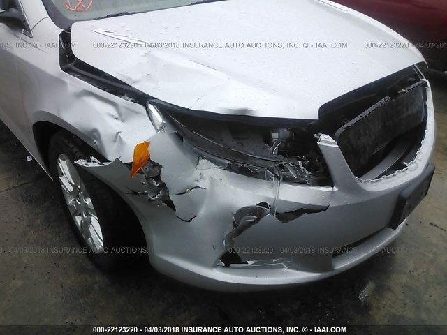1G4GB5ER6CF348220 - 2012 BUICK LACROSSE CONVENIENCE Gümüş foto 6