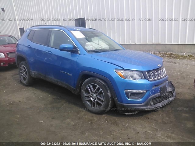 3C4NJDBB9HT650680 - 2017 JEEP COMPASS LATITUDE 蓝色 照片 1