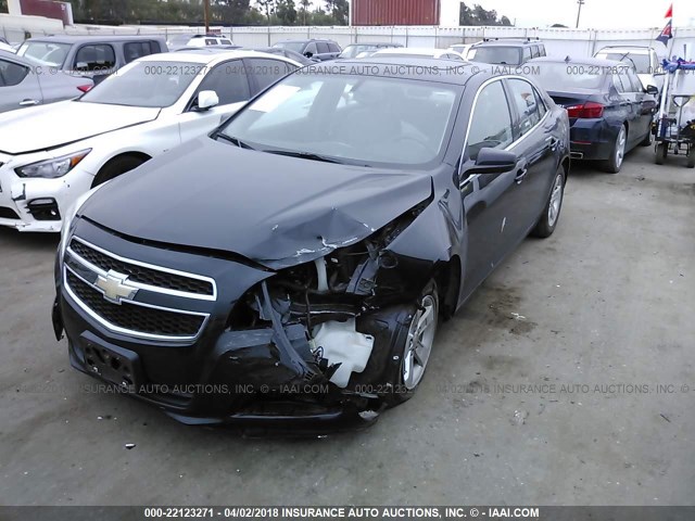 1G11B5SA3DF343656 - 2013 CHEVROLET MALIBU LS 黑色 照片 2