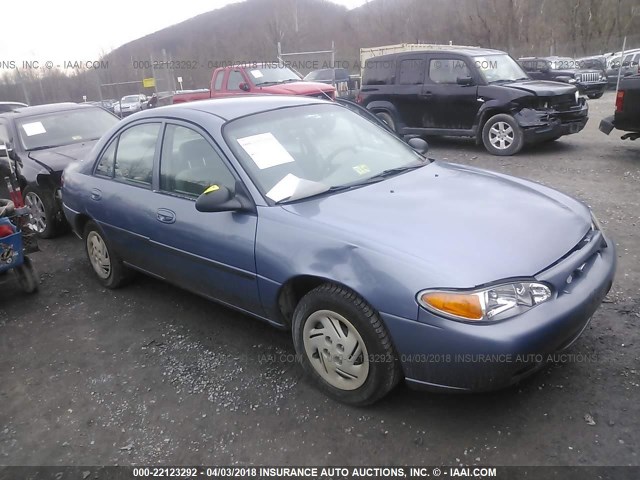 1FAFP10P6XW168697 - 1999 FORD ESCORT LX BLUE photo 1